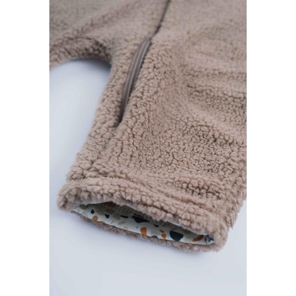 Hooded Wellsoft Jumpsuit Baby White