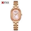 Ofns 1575 Luxury Exquisite Quartz Women's Full Steel Waterproof Diamond Inlaid Watch