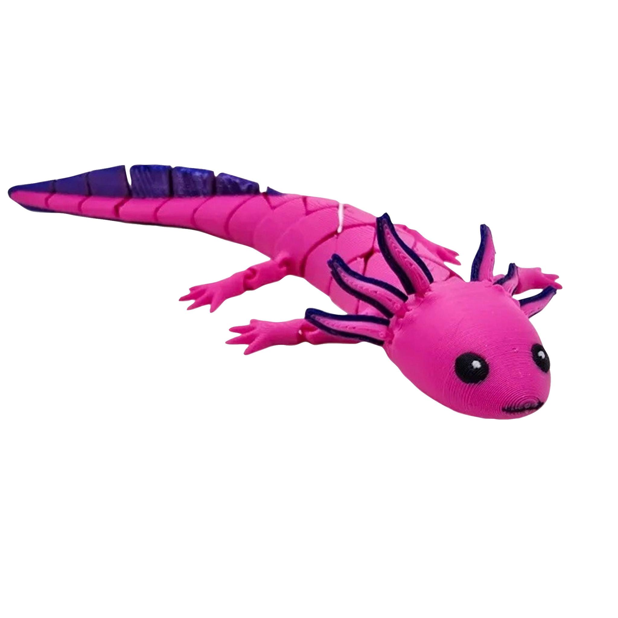 

Mexican Blunt-nosed Salamander Toy, Multicoloured, Articulated Joints, -Resistant, Suitable For Display And Play One Size