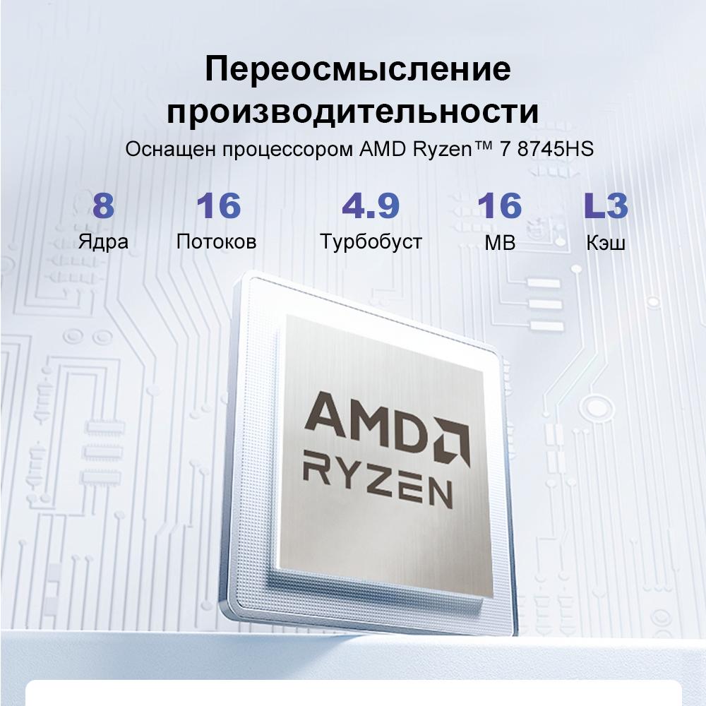 Mini PC  Ninkear M8  16G+1T SSD AMD Ryzen 7 8745HS AMD Radeon 780M Windows 11 PRO