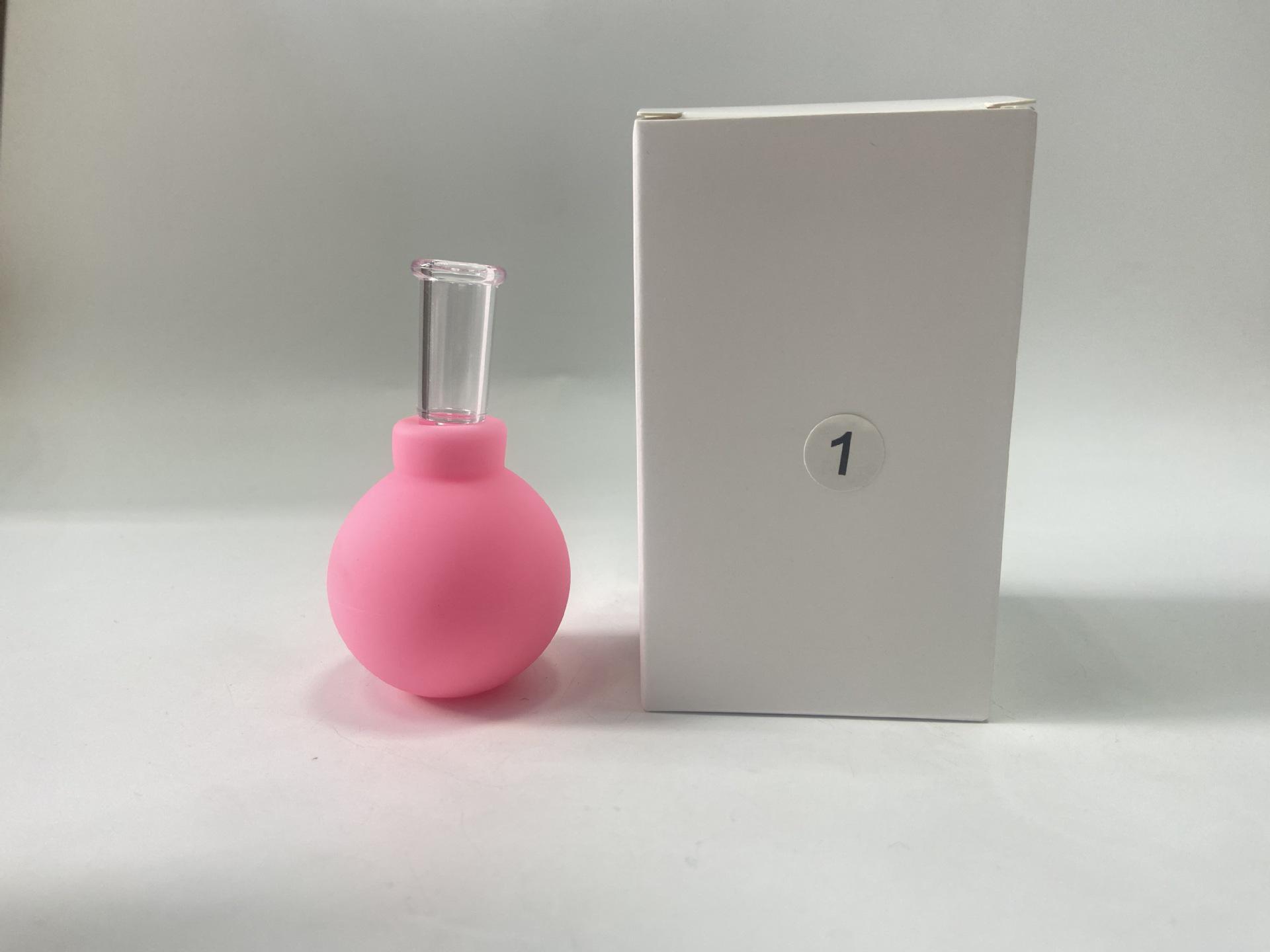 New Pink Four-Piece Fireless Cupping Set - Plastic, Non-Glass