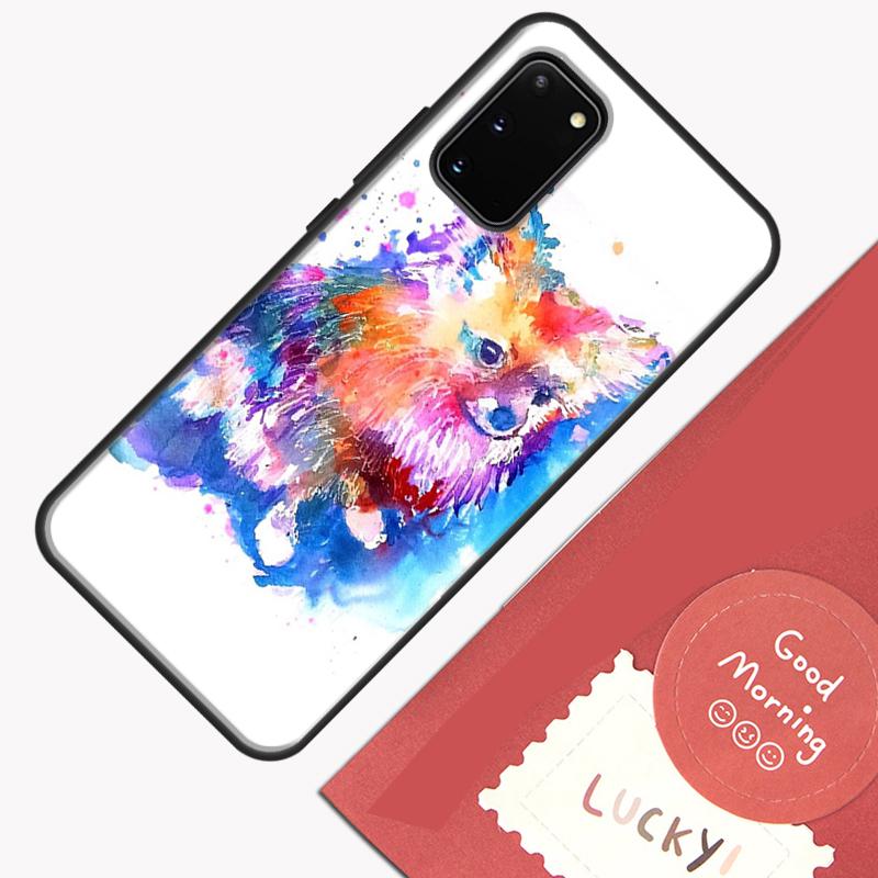 Pomeranian Dog Phone Case For Samsung Galaxy S25 S24 S20 S21 S22 S23 Ultra S9 S10 Plus S25 FE Cover Shell