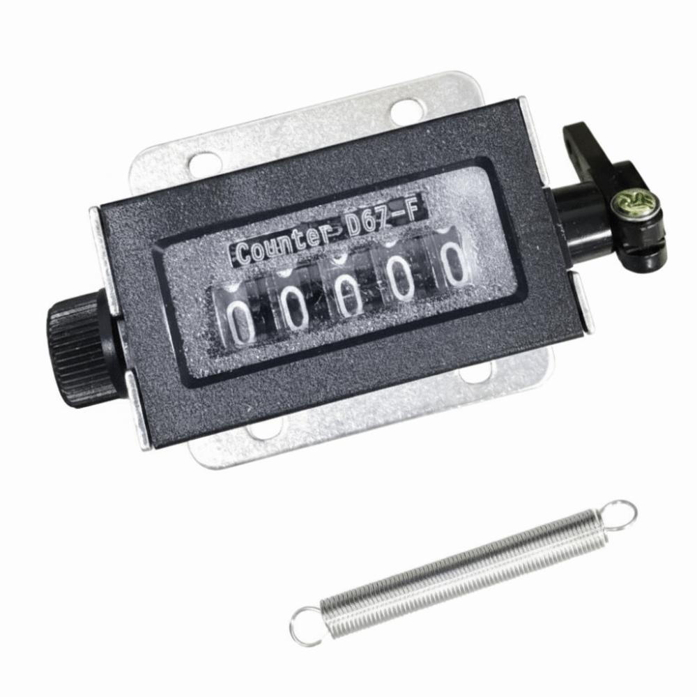 Contatore Meccanico Range 0-99999 Contatore Manuale a Molla Contatore di Passaggi Industriale
