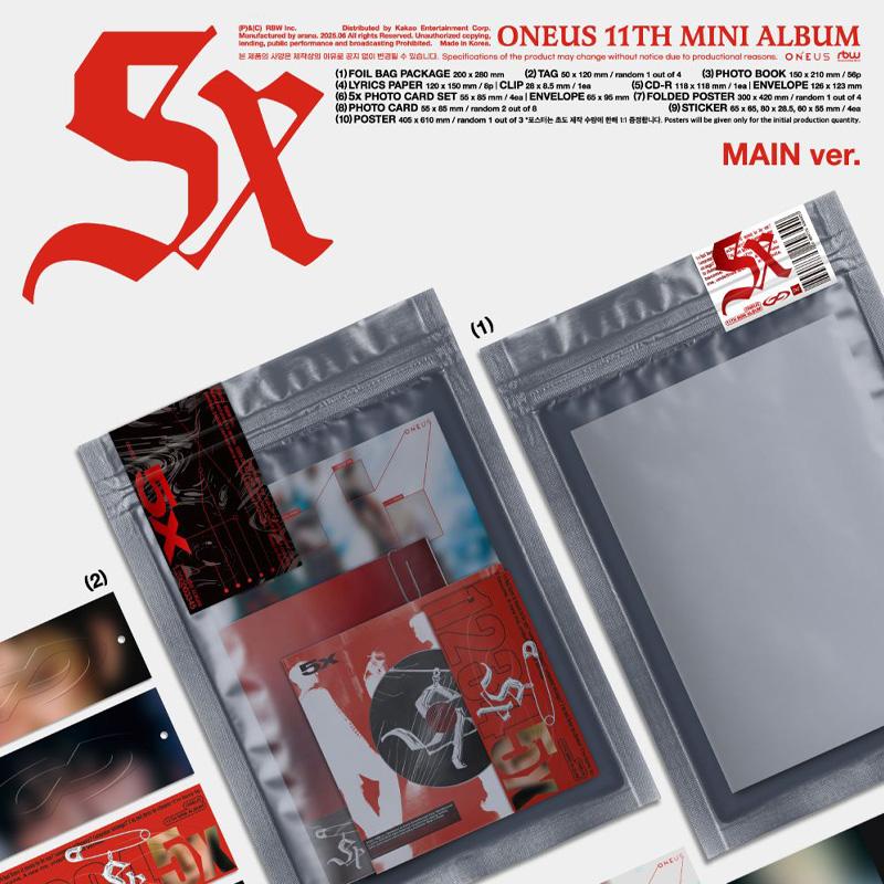 ONEUS 11th Mini Album ‘5x’  [MAIN Ver.]