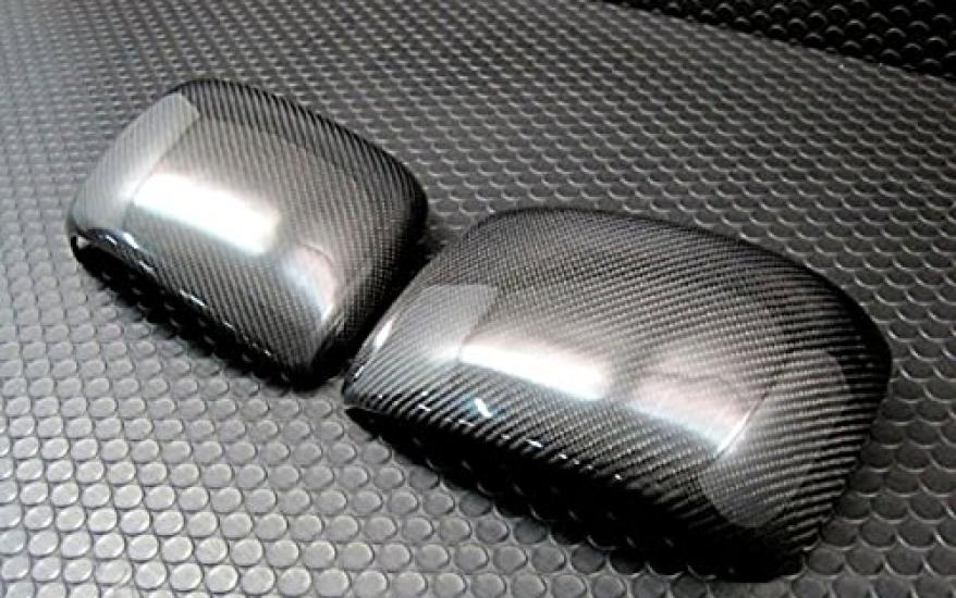 BRIGHTZ Real Carbon Fiber Door Mirror Type for Wagon R Stingray MH23S Part 16425 Covers, D, [CAR-MIR-057] (Model MH23, H23, 23) - Number