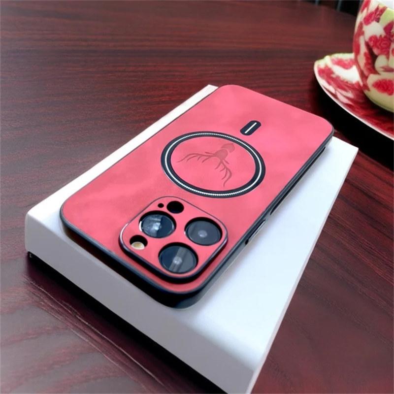 Luxusní PU kožené pouzdro pro iPhone 15 14 13 12 11 Pro Max 15Pro 14Pro 13Pro iPhone 15 iPhone 14 pro bezdrátové nabíjení MagSafe