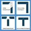 1PC 118.11inch Cable Protector Self-Adhesive PVC Wire Protection Strip Insulation Cord Protection Cover Wear Resistant Prevent T