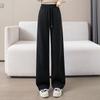 Women's Elastic Waist Solid Color Drawstring Casual Pants