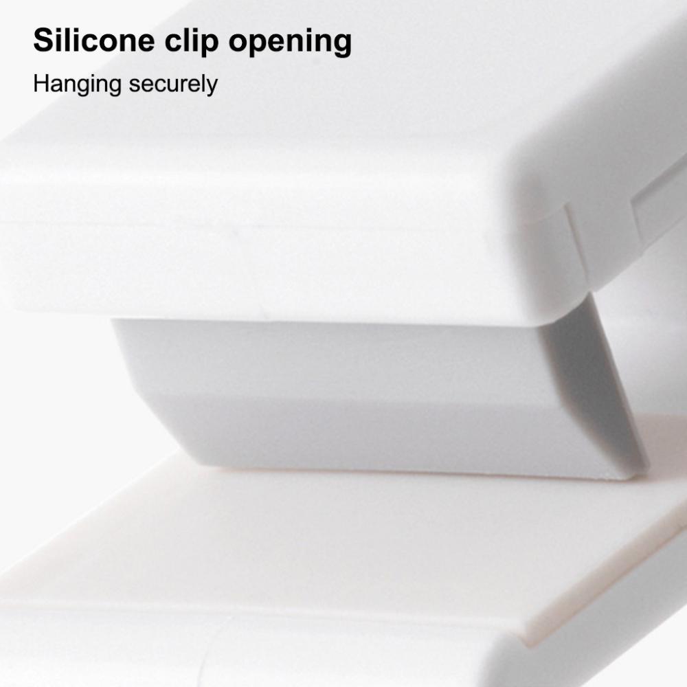 Bathroom Toothpaste Holder Wall Hanger Adhesive Facial Cleanser Clip Multifunctional Toothpaste Storage Rack Bathroom Accessory