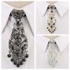 Cravatte Formali di Lusso per Affari con Nappa Cristallo Strass Accessori per Abbigliamento Formale