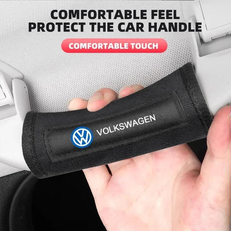 B5 2025 Hot For Volkswagen Car Roof Handle Protection Pull Gloves Auto Emblem Accessories For Volkswagen VW GTI Rline R Polo Gol
