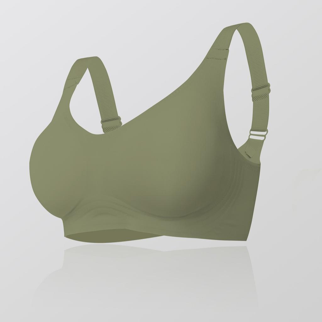 European and American Women's Underwear Seamless No-rims Removable Bra Pads