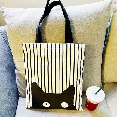 2023 New Large Capacity Cute Canvas Shoulder Bag for Female College Students