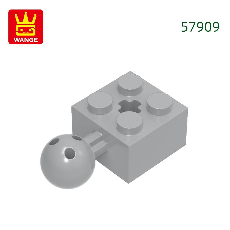 

53Pcs/Lot 57909 2x2 featuring Ball Jointand Axle Hole Construction Blocks MOC Accessories Works With featuring Block Children Playthings about53pcs