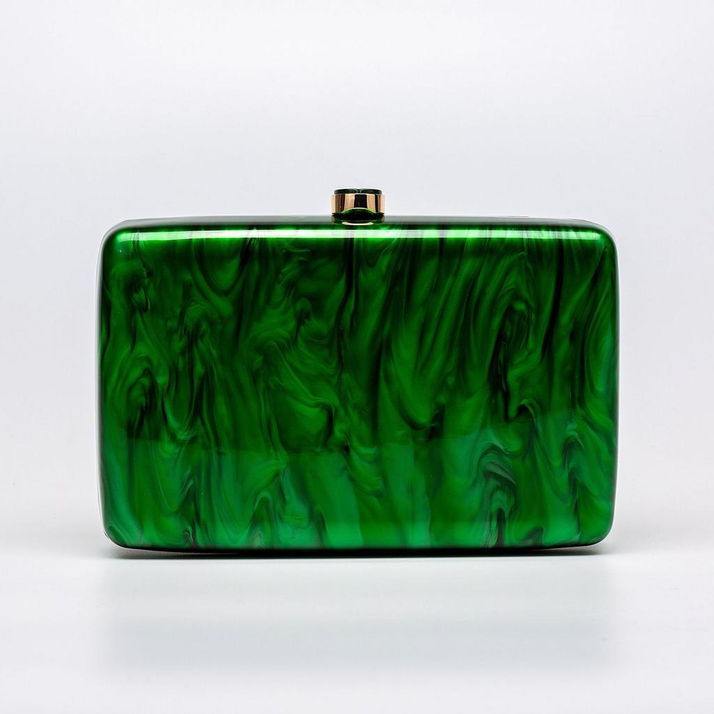 Women'S Shoulder Oblique Span Bag, Special-Shaped Shell Acrylic Bag, Fashion Wedding Dinner Clutch Bag