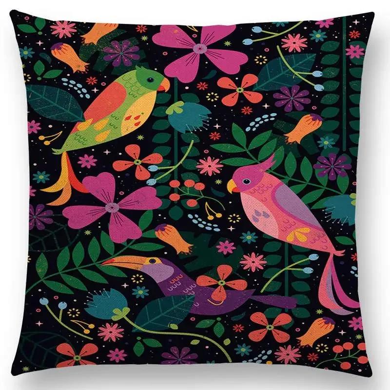 Neueste Niedliche Cartoon-TiereKissenbezug Fuchs Flamingo Katze Schwan Vogel Narwal Kissenbezug Design Verfügbar