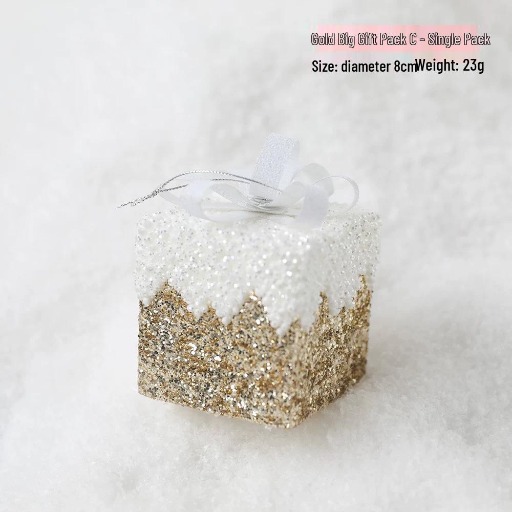 Painted Foam Christmas Tree Hanging Ball Decoration