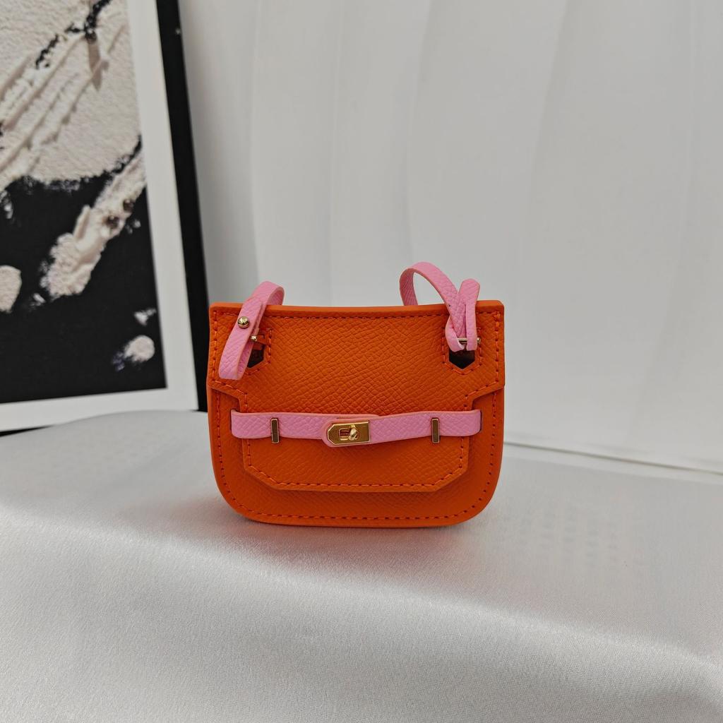 New gypsy small square messenger mini bag contrasting colors DIY versatile mini mouth red envelope key bag car pendant