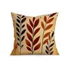 Bohemian Autumn Decorative Cushions Pillowcase Abstract Plants Leaves Cushion Cover Throw Pillow Sofa Pillowcover Decor