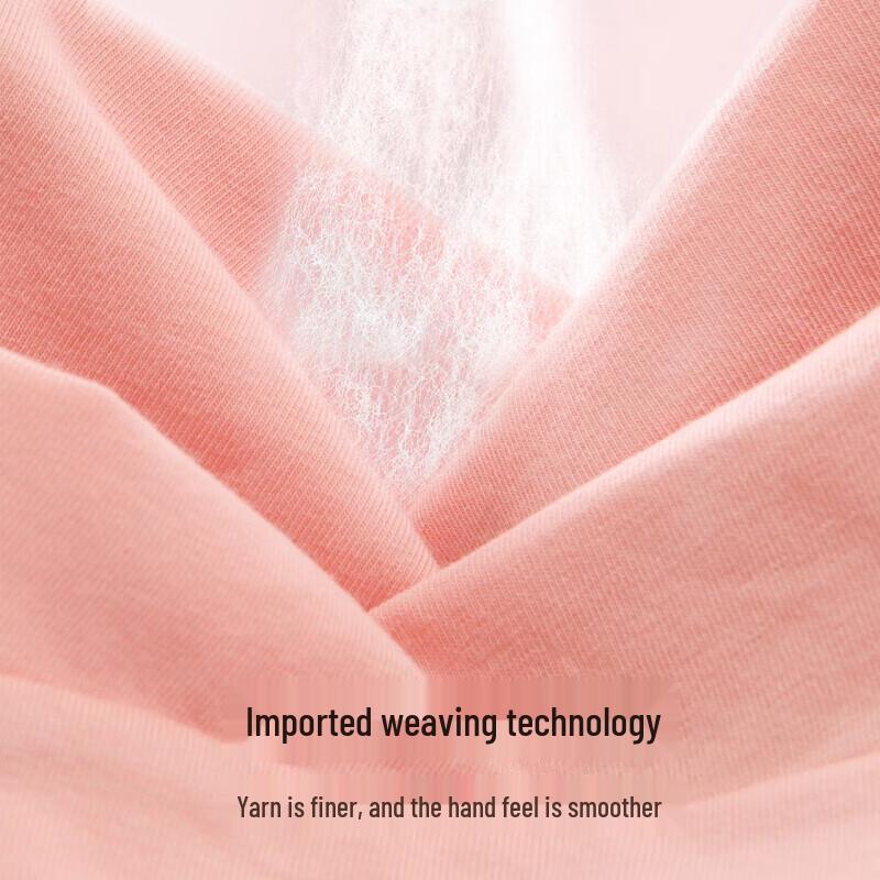 Audiffren Women's Antibacterial Mid-Waist Xinjiang Cotton Underwear 4-Pack