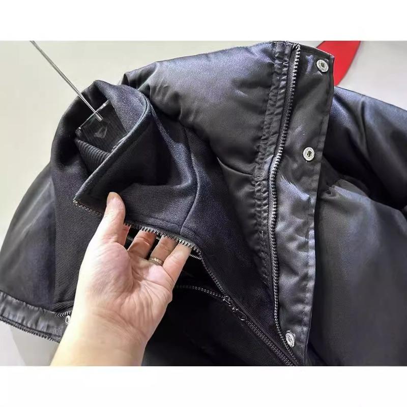 Women's Stand-up Collar Padded Jacket, Short Two-piece Suit, Loose Warm Winter Design, Warm Thick Bread Parkas