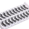 Natrual Long 3D Faux Mink Lash Handmade Fake Eyelash Beauty Eye Makeup Tools  Eye Lash Extension
