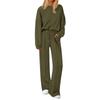 Two Piece Sets For Women Casual Loose Long Sleeve Shirts And High Waisted Drawstring Shorts Tracksuit Fall Outfits