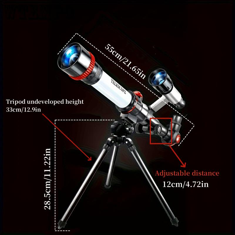 1pc Telescope, Astronomical Telescope, Educational Science Experiment Toy, Birthday Gift, Learning Educational Toy with Random Color Accessories