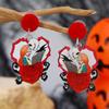 Halloween Nightmare Before Christmas Acrylic Earrings - Personalized Fashion Accessories