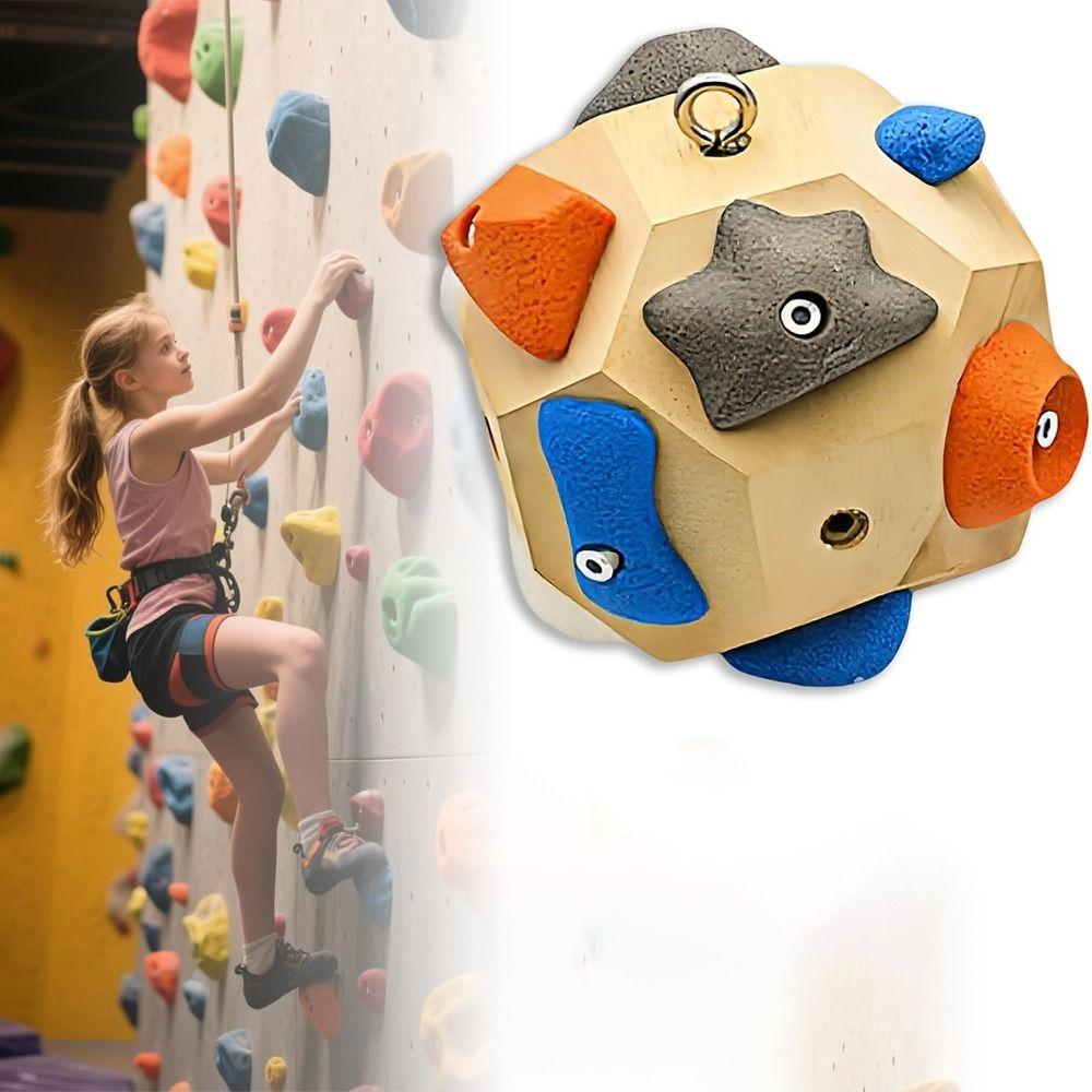 Finger Strength Training Climbing Holds Stones 3D Rock Climbing Ball  For Climbing Lover