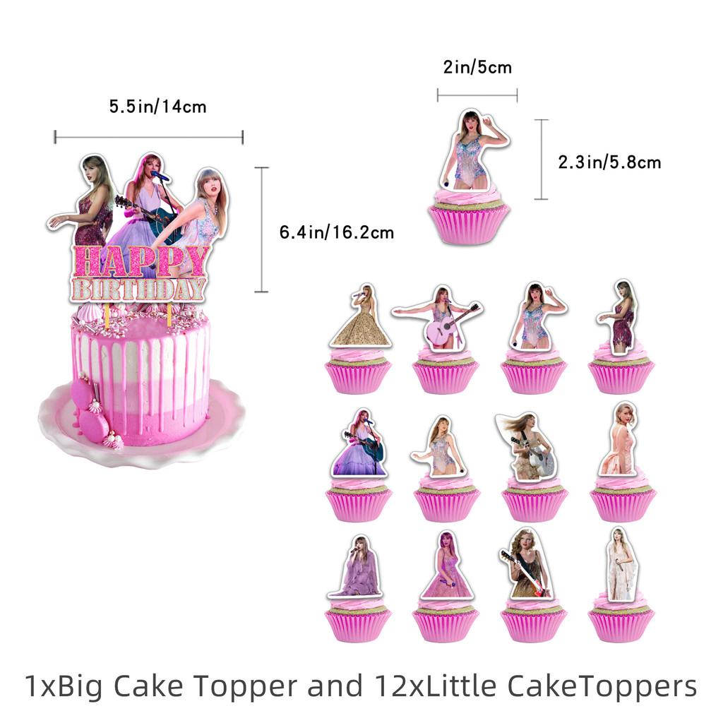 Swift Themed Taylor Pink Birthday Party Supplies Decoration Banner Kit Balloon