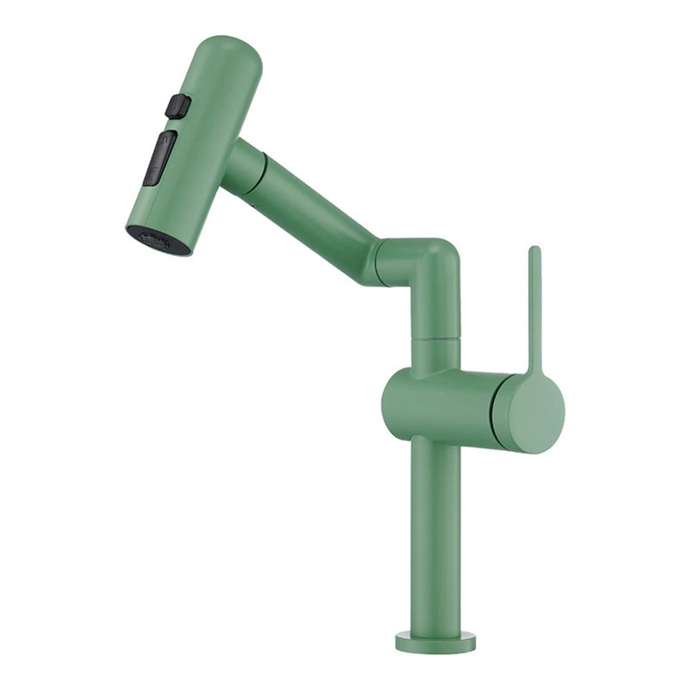 Tuqiu Żółta Miska Deszczowa Bateria Umywalkowa Łazienkowa Wielofunkcyjna Obrotowa Bateria Umywalkowa Kranik do Umywalki Mieszacz Ciepłej i Zimnej Wody Kran