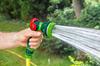 8-function pistol sprinkler with smooth stream regulation