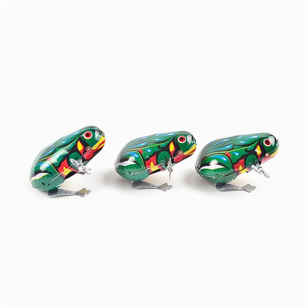 Creative Children Toys Retro Clockwork Toy Classic Iron Clockwork Frog