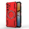 KEYSION Hollow Heat Dissipation Case for Samsung A55 5G Silicone+PC Magnetic Cooling Shockproof Phone Cover for Galaxy A55 5G