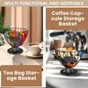 Large Capacity Coffee Pod Holder Irregular Shape Storage Cup Coffee Capsule Holder Home Decoration Coffee Pod