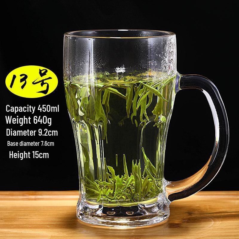 Sichun Household Transparent Glass Mug with Handle