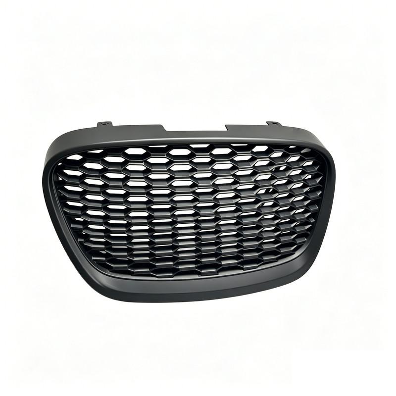 Honeycomb Front Bumper Grill For Seat Leon II 1P Facelift 2009-2012 / Altea Facelift 2009-2015 Matte Black Radiator Grill Grille