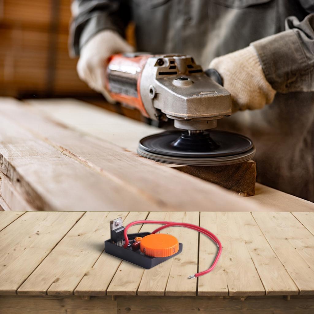Regulator de Viteză Polizor Unghiular Comutator cu 6 Viteze de Schimb pentru Polizare Eficientă