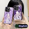 ReZero Emilia Waifu Mobile Phone Case for iPhone 17 16 15 14 13 12 11 Air Pro Max Plus Mini MagSafe Glass Colorful Cover Luxury