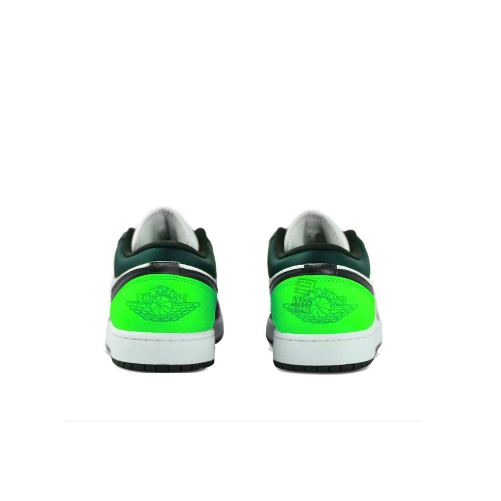 Jordan Air Jordan 1 Vintage Basketball Shoes Unisex Low Top Green 553558-132(Team874-)