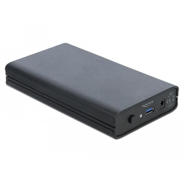 Boîtier HDD - DELOCK - 42612 - 3.5'' - USB Type-A - SATA