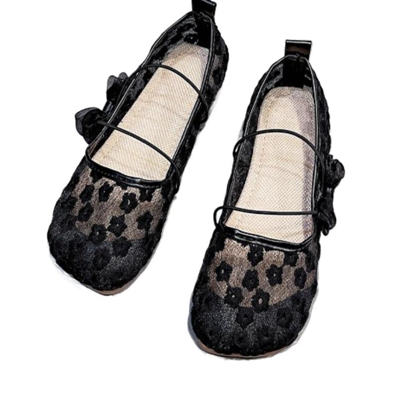Fashion Fashion 2025 Shallow Women's Flats New Butterfly-knot Hot Sale Round Toe Daily Light Comfortable Sweet Flat Low Heels Zapatos