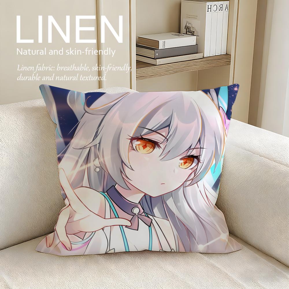 Game HHonkai Star Rail Cushion Cover Pillowcase Set Pcs x x Breathable Washable Sofa Cushion Cover
