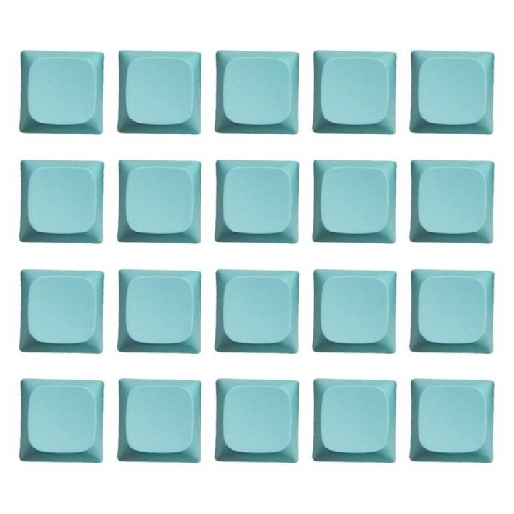 20 Stück Farb-PBT 1U Tastenkappen-Set XDA Höhe XDA Druck Leere Tastenkappe Zum Personalisieren von Mechanischen Tastaturen Verbessert das Tippen