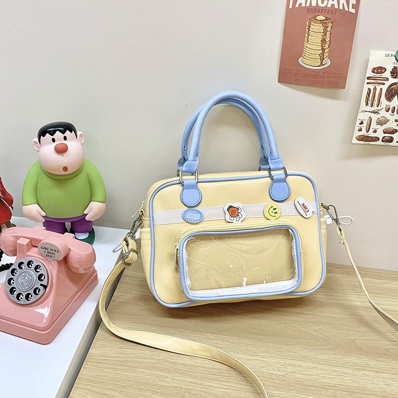 Adorable Japanese Soft And Cute Cartoon Shoulder Bag For Boys And Girls In Fun Colors