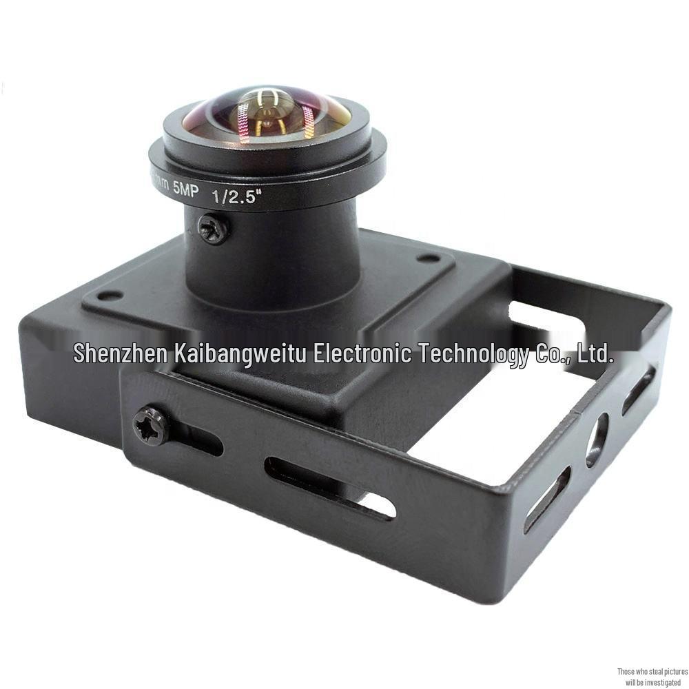 1.8mm 170° Panoramic Fisheye 4MP/5MP POE Network Camera, Wide-Angle Metal Cube