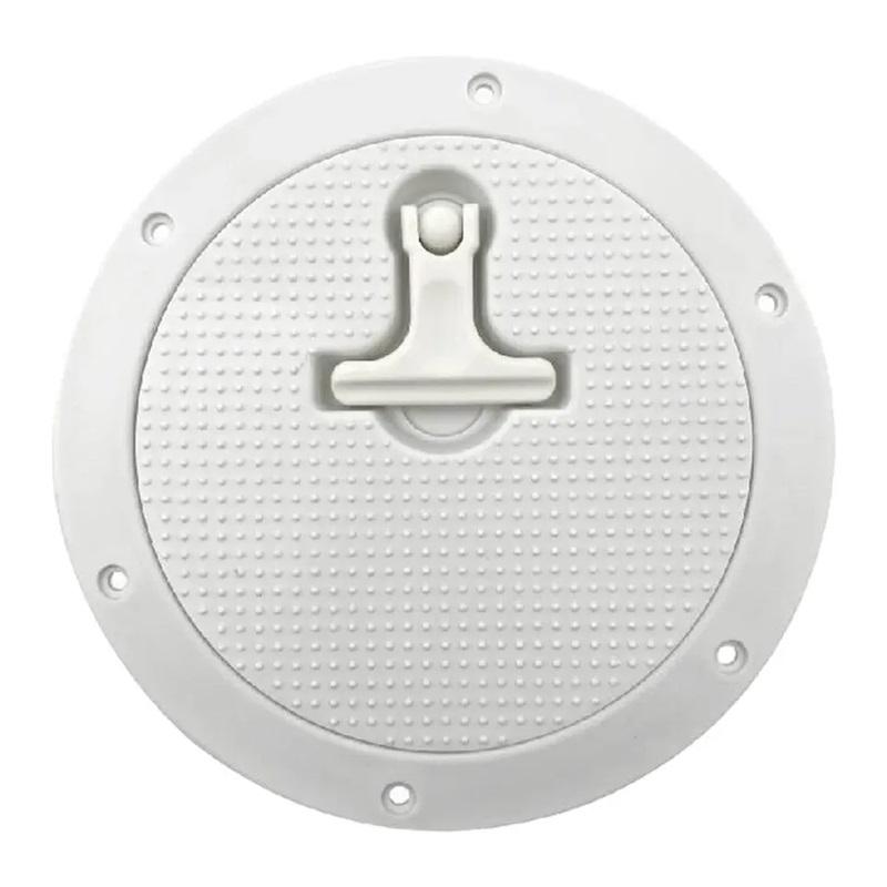 6-inch Marine Hatch Cover with T-shaped Towing Ring, Suitable for Deck Hatches with Rotating Handles and Panels
