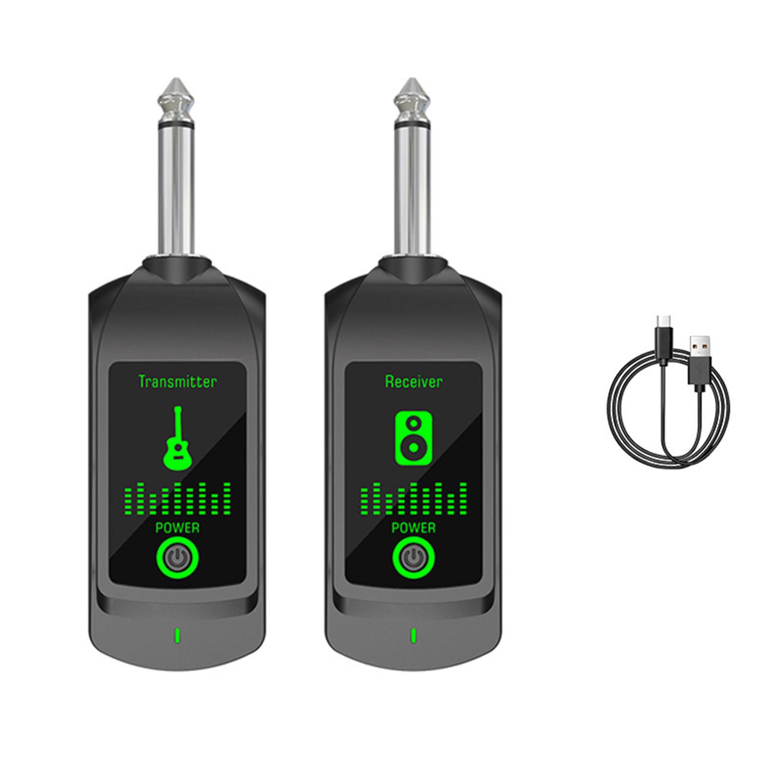 Беспроводной Аудио Передатчик Приемник Перезаряжаемый Аудио Передатчик и Приемник для Электрогитары и Баса Аксессуары