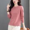 Yuzhaolin Women's Autumn Round Neck Cable Knit Sweater